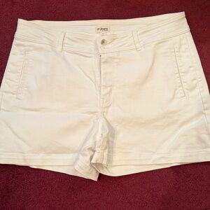 Maurices White Jean Shorts Classic Cuffed Design